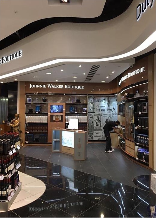 Heathrow lounge interior