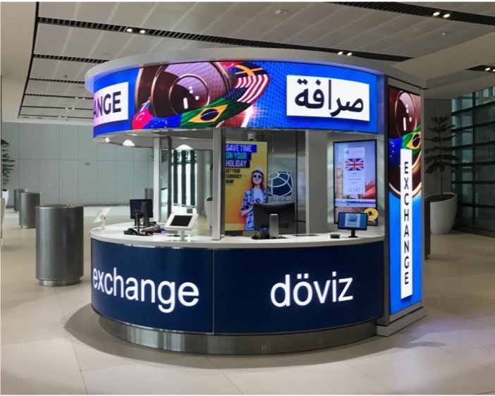 Customer service counter