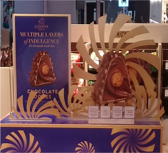 Gift packaging display