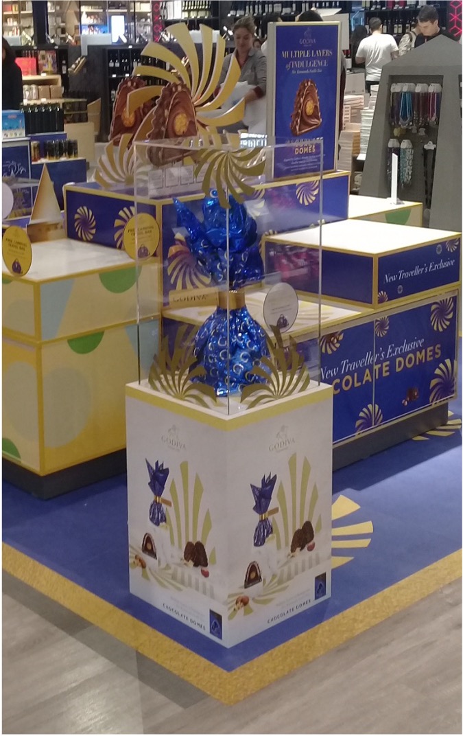 Premium chocolate counter