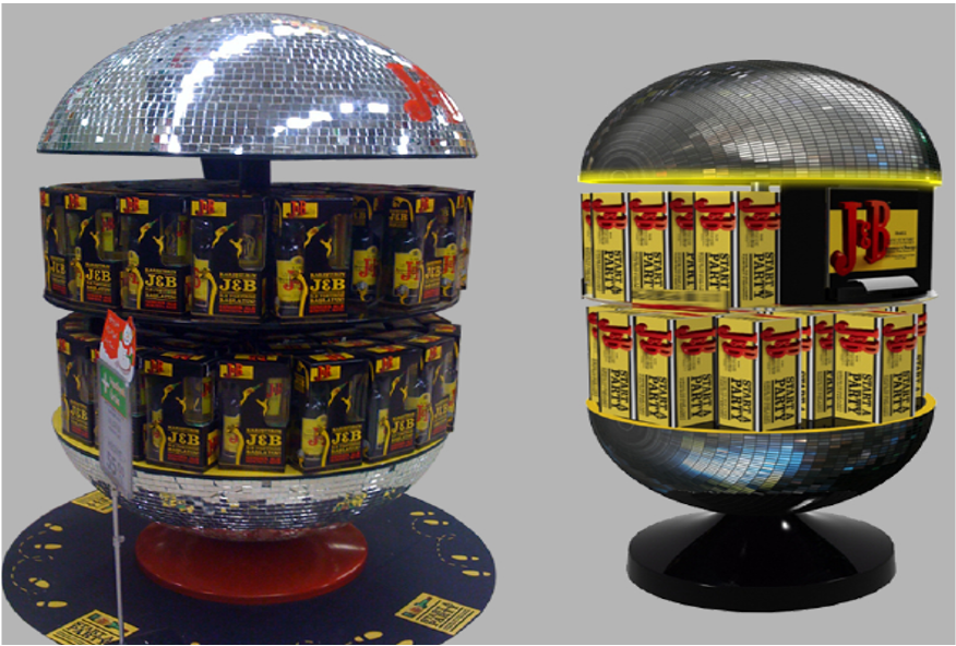 Beverage brand point-of-sale display