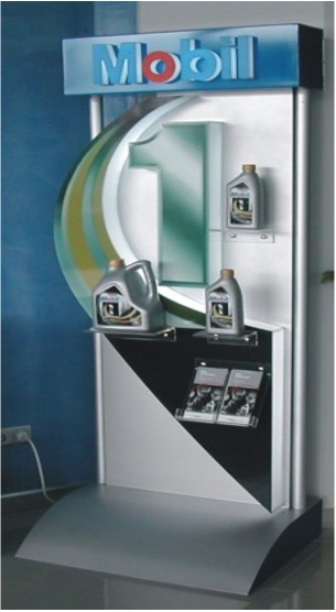 Illuminated beverage cooler display