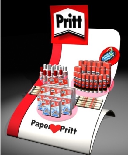 Custom-branded product stand