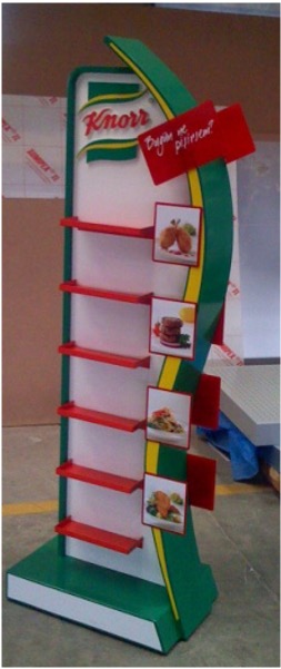 Brand-aligned cooler display