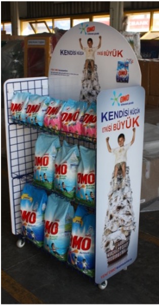 Interactive beverage display stand